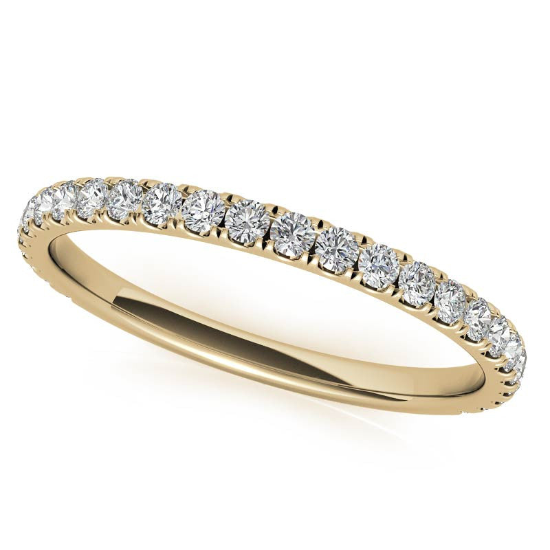 Petite Round Moissanite Halo Engagement Ring
