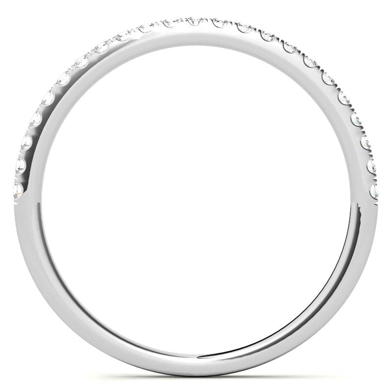 Round Brilliant Moissanite Snowflake Halo Engagement Ring