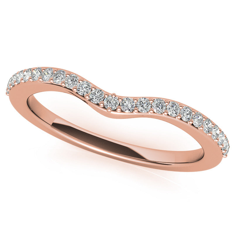 Pear Moissanite & Baguette Diamond Halo Engaement Ring