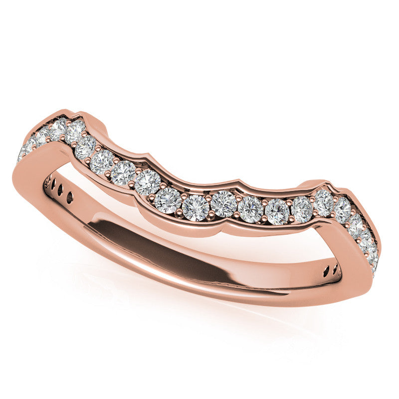 Duchess Marquise Floral Inspired Moissanite Engagement Ring
