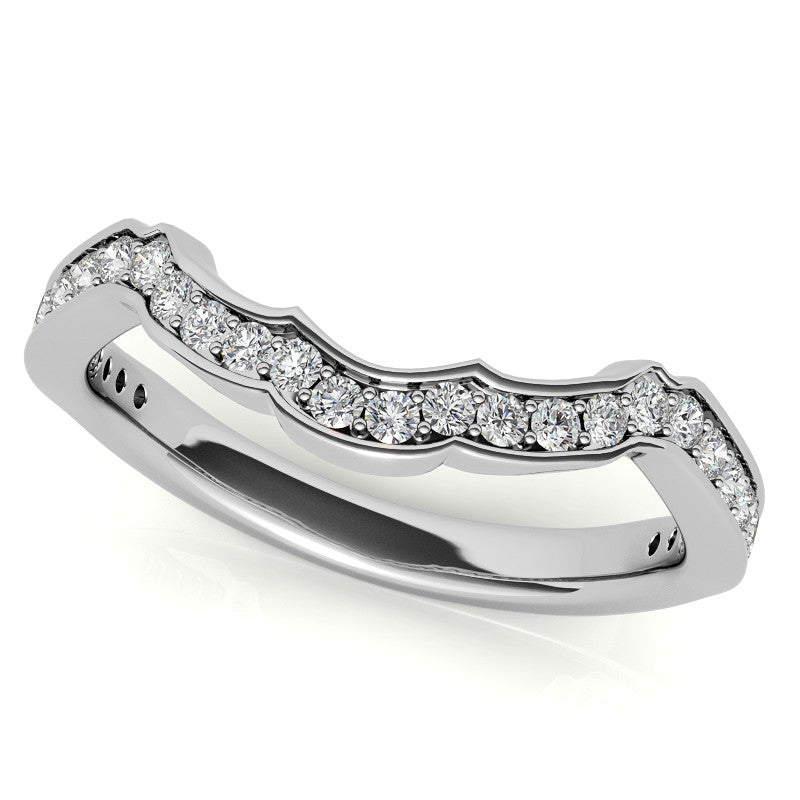 Duchess Marquise Floral Inspired Moissanite Engagement Ring