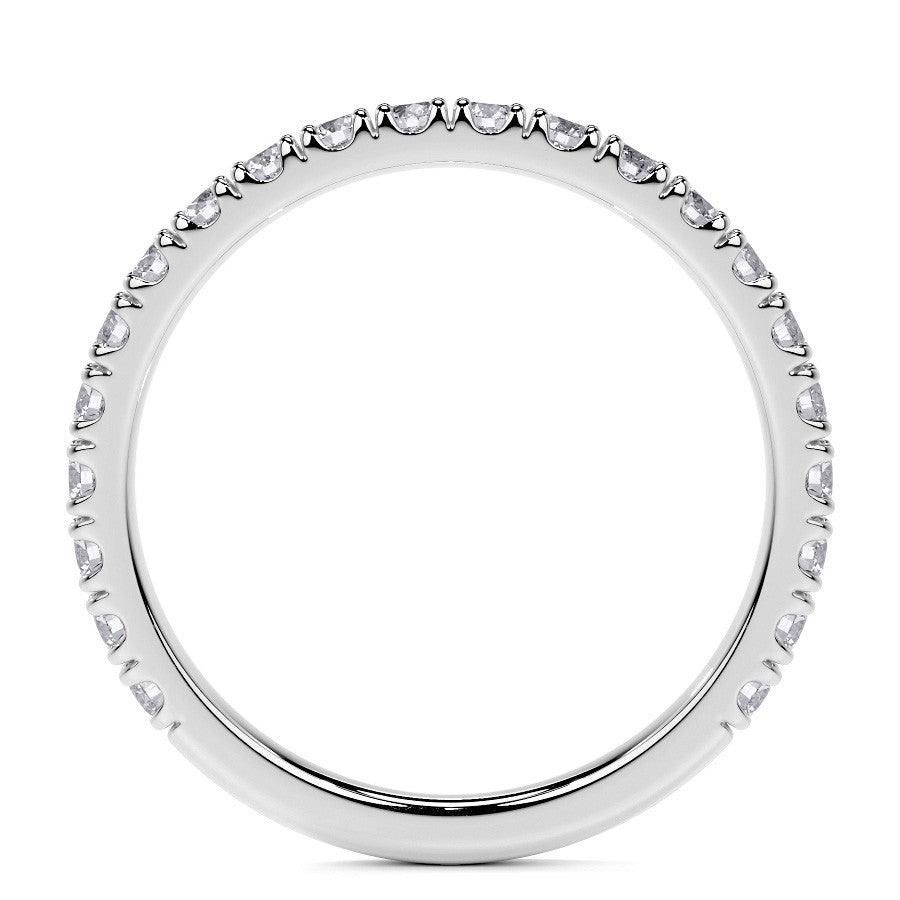 Oval Halo Moissanite Engagement Ring with Hidden Collar