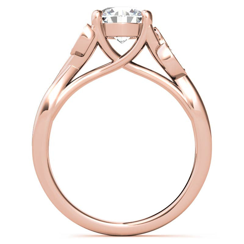 Floral Inspired Trellis Ivy Moissanite Engagement Ring