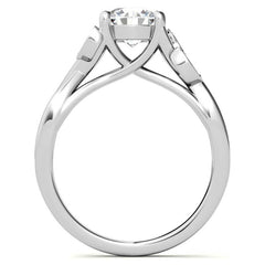 Floral Inspired Trellis Ivy Moissanite Engagement Ring