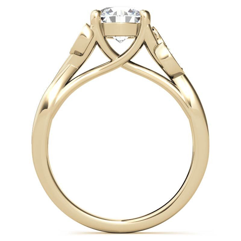 Floral Inspired Trellis Ivy Moissanite Engagement Ring