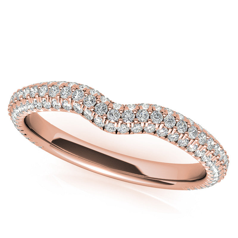 Oval Hidden Halo Pave Style Moissanite Engagement Ring