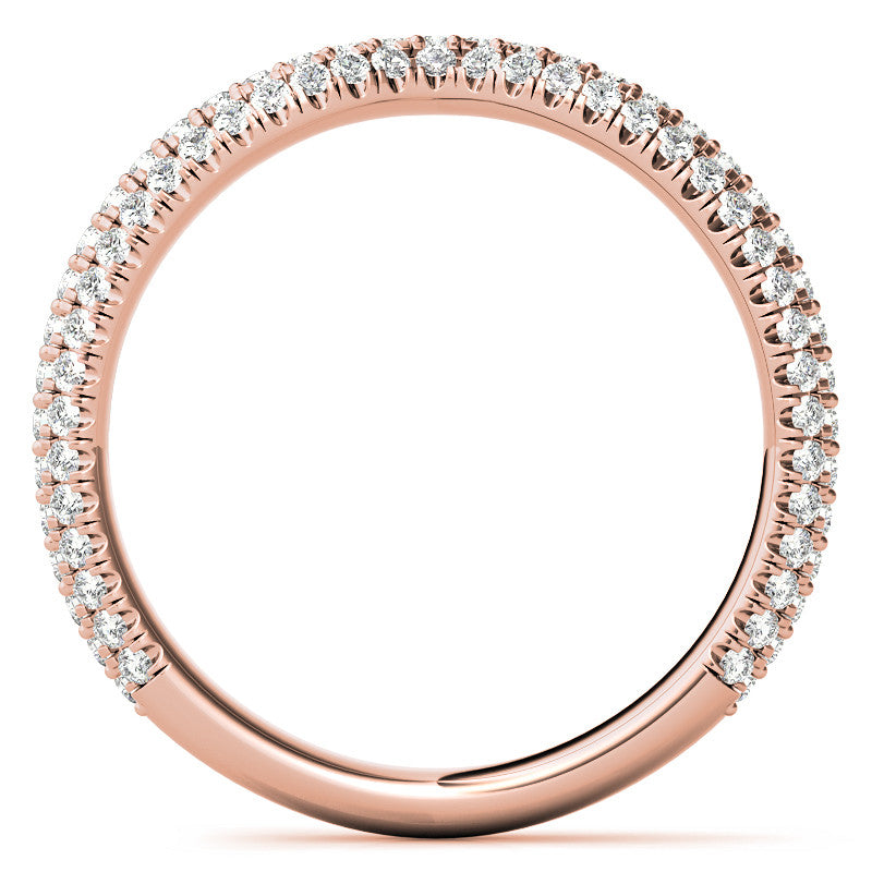 Oval Hidden Halo Pave Style Moissanite Engagement Ring
