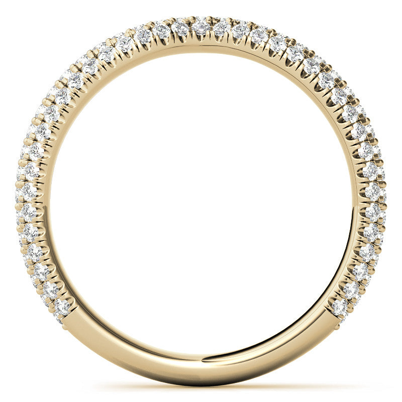 Oval Hidden Halo Pave Style Moissanite Engagement Ring
