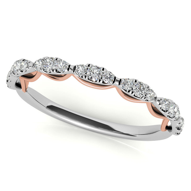Scallop Design Oval Halo Moissanite Engagement Ring