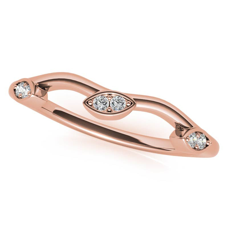 Oval Floral Inspired Trellis Ivy Moissanite Engagement Ring