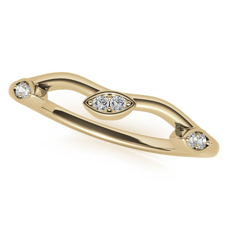 Oval Floral Inspired Trellis Ivy Moissanite Engagement Ring