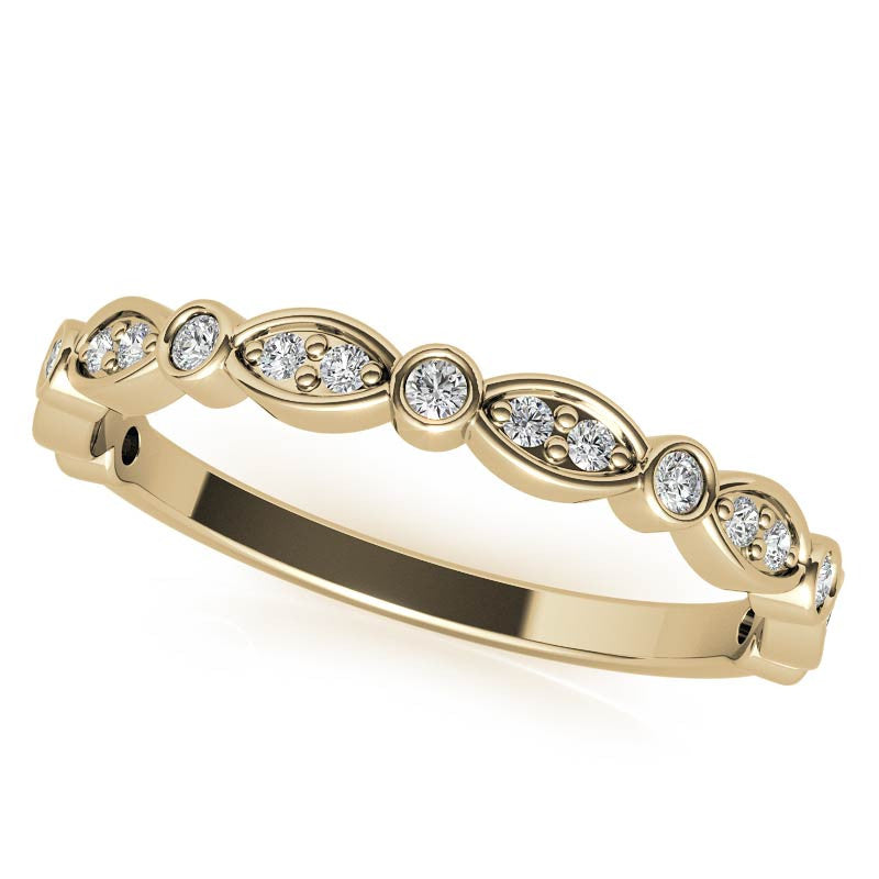 Round Antique Halo Moissanite Engagement Ring