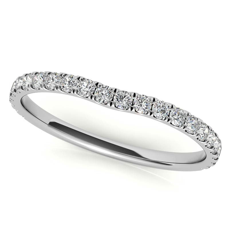 Petite Cushion Moissanite Engagement Ring with Hidden Halo