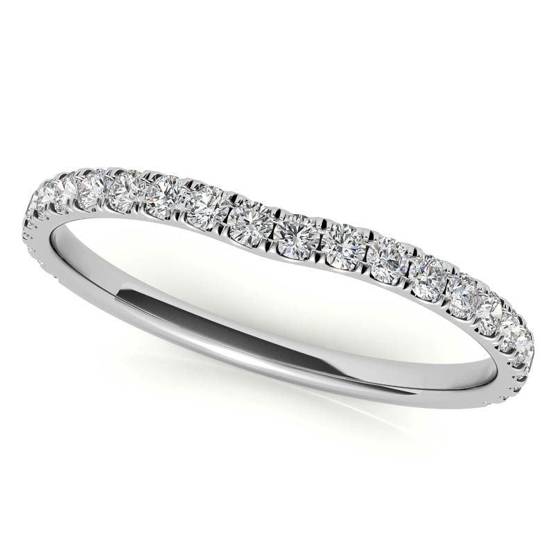 Petite Emerald / Radiant Moissanite Engagement Ring with Hidden Halo
