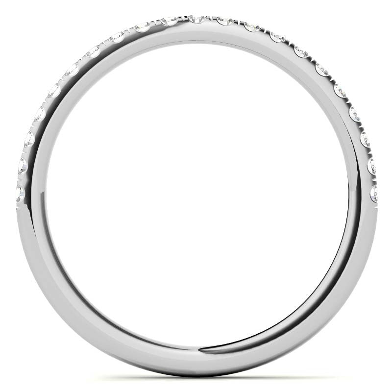 Pear Halo Shaped Round Brilliant Moissanite Engagement Ring