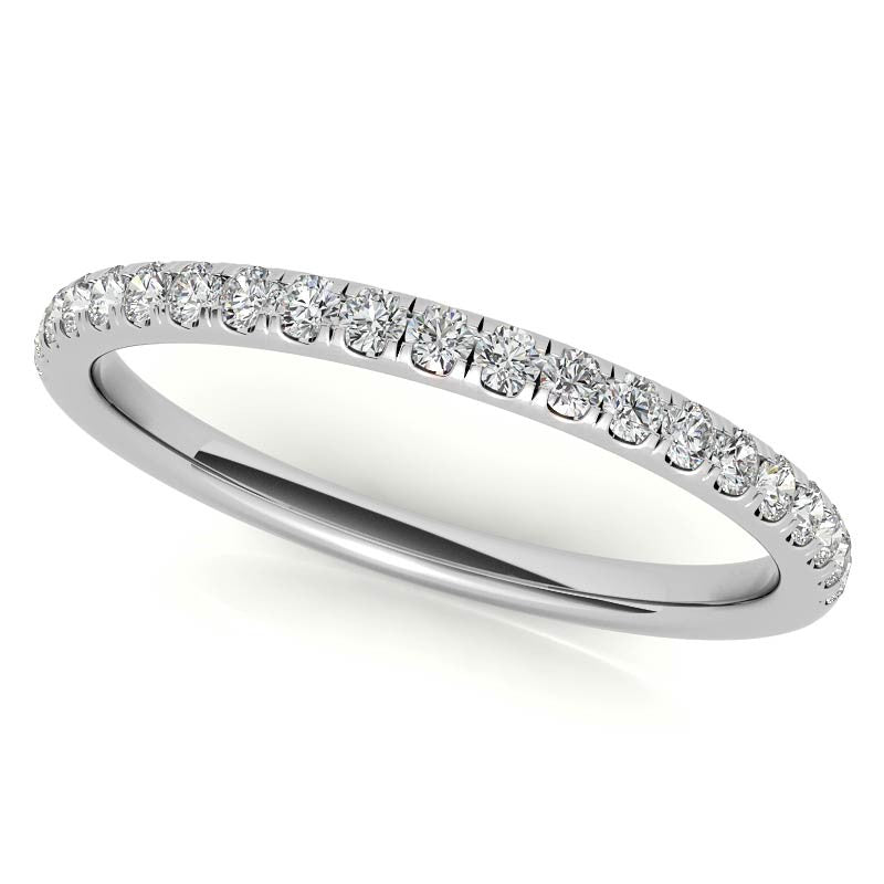 Hexagon Halo Shaped Round Brilliant Moissanite Engagement Ring