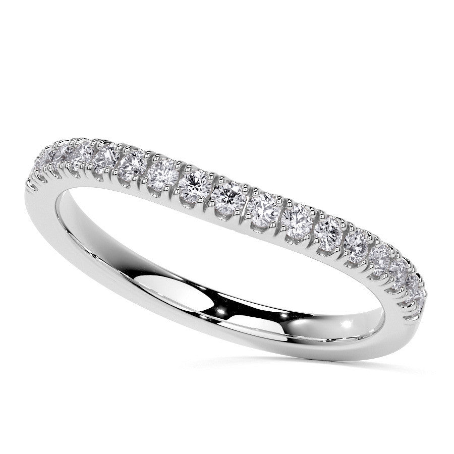 Cushion Moissanite Split Shank Halo Engagement Ring