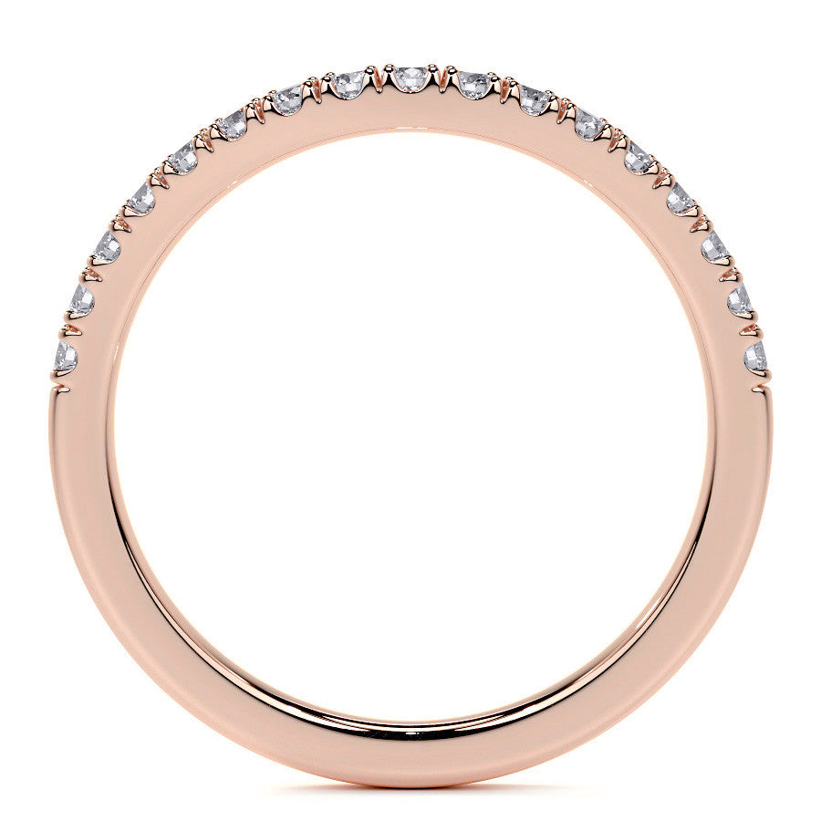 Cushion Moissanite Split Shank Halo Engagement Ring