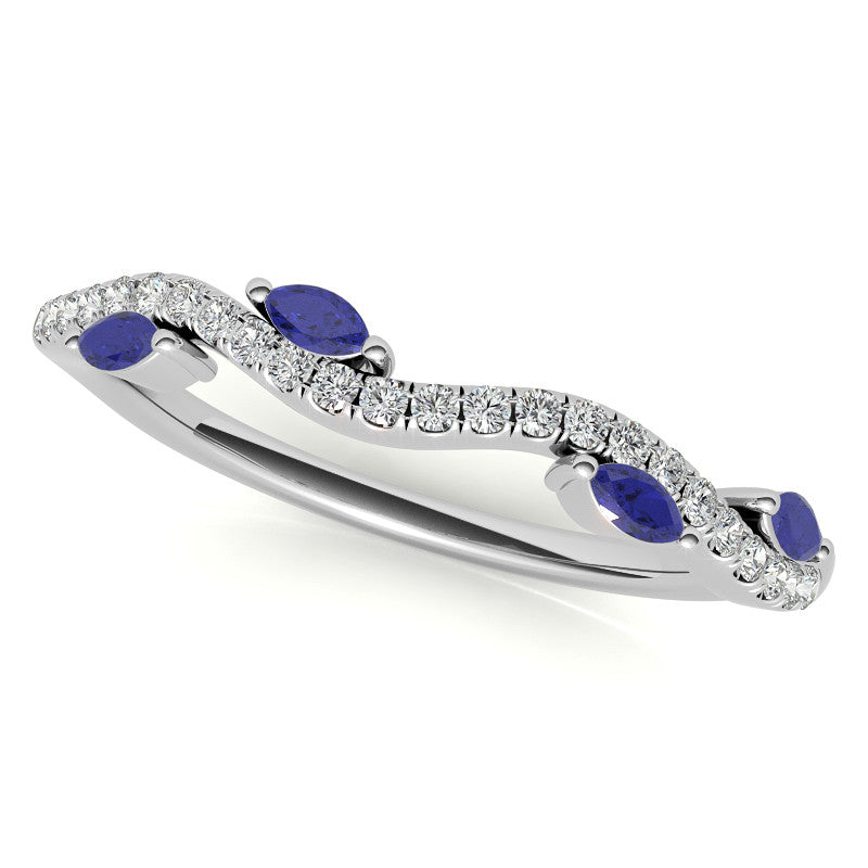 Oval Moissanite Halo Ring With Marquise Accents and Split Shank Style Band
