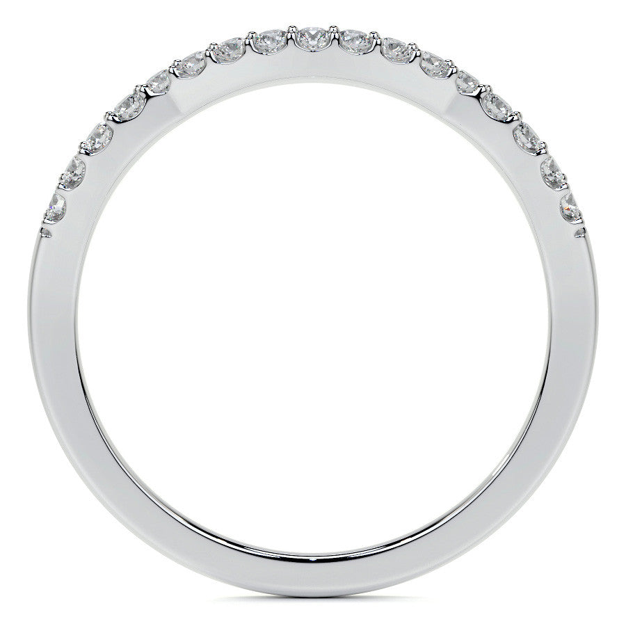 Antique Style Oval Moissanite Halo Infinity Engagement Ring with Milgrain