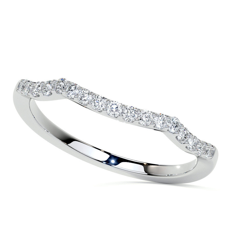 Antique Style Round Brilliant Moissanite Halo Infinity Engagement Ring with Milgrain