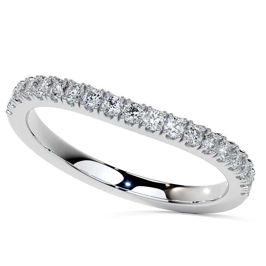 Round Marquise Halo Split Shank Oval Moissanite Engagement Ring