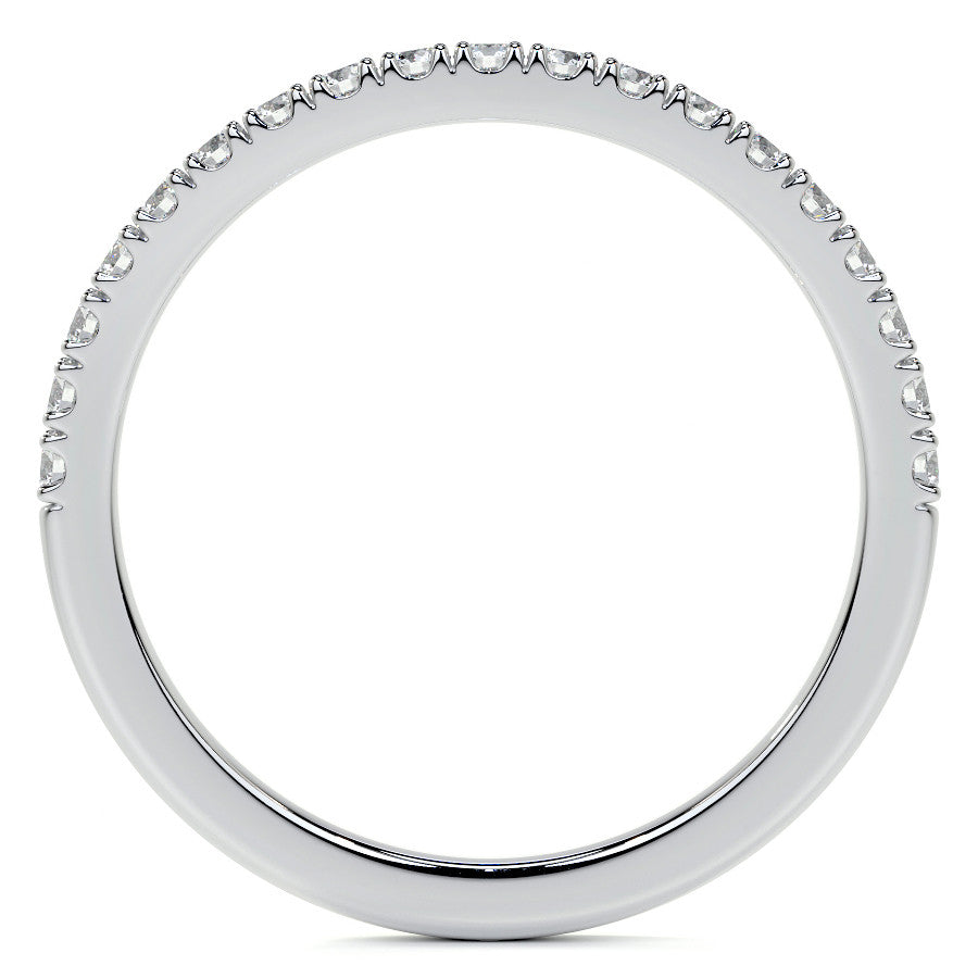 Round Marquise Halo Split Shank Oval Moissanite Engagement Ring