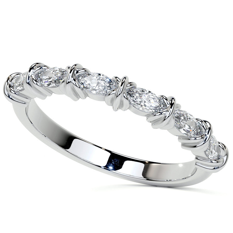 Round Brilliant Moissanite Octagon Halo Engagement Ring with Milgrain