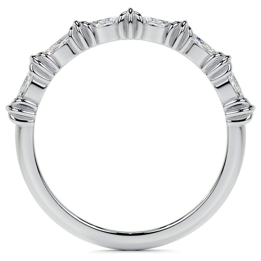 Round Brilliant Moissanite Octagon Halo Engagement Ring with Milgrain