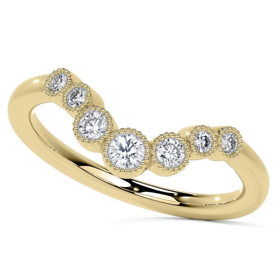 6-Prong Rose Moissanite Engagement Ring