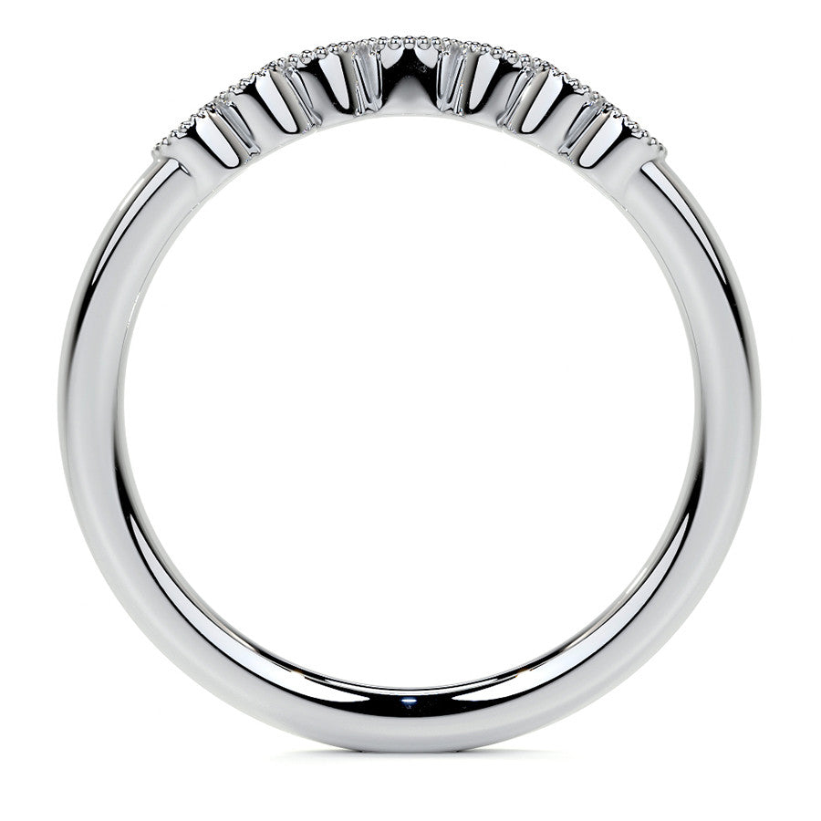 6-Prong Rose Moissanite Engagement Ring