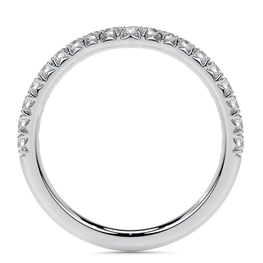 Round Woven Moissanite Engagement Ring
