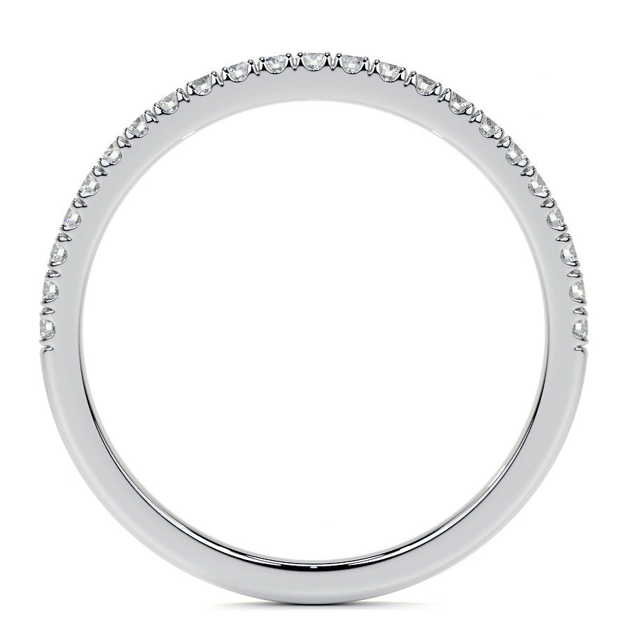 Oval Moissanite Cathedral Moissanite Halo Engagement Ring