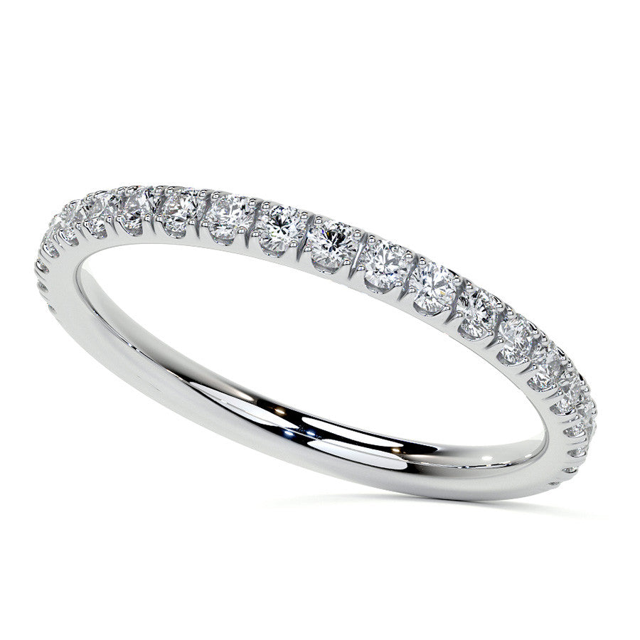 Geometric Halo Emerald / Radiant Moissanite Cathedral Engagement Ring