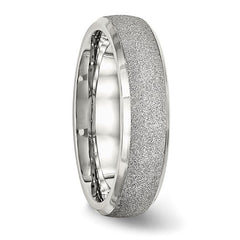 Stainless Steel Polished Laser Cut 6mm Band