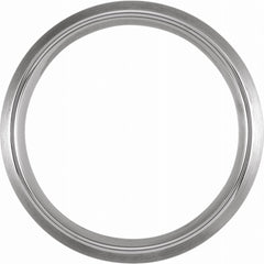 Tungsten 8mm Domed Band with Satin Finish