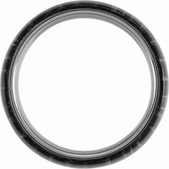 Tungsten 8mm Domed Band with Zebra Wood Inlay