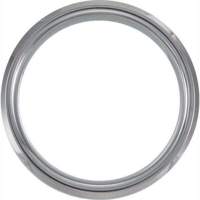 Tungsten 8mm Band with a Black Carbon Fiber Inlay