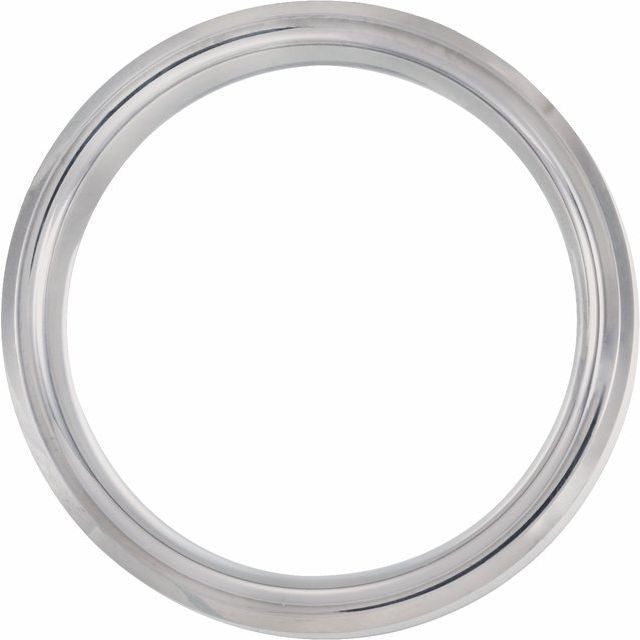 Tungsten Band with a Carbon Fiber Inlay