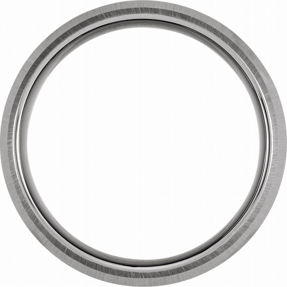 Tungsten 8mm Knife Edge Band with a Satin Finish
