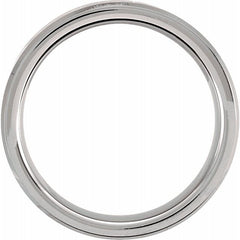 Tungsten 6mm Beveled-Edge Band