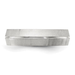 Titanium Polished and Textured 6mm Band