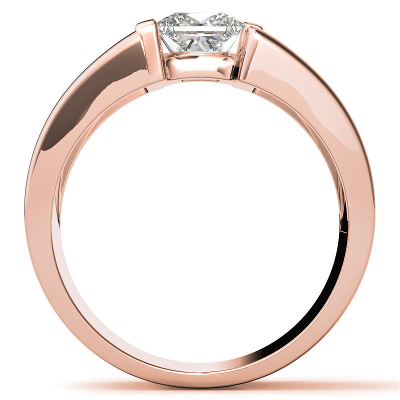 Princess Mens Moissanite Ring