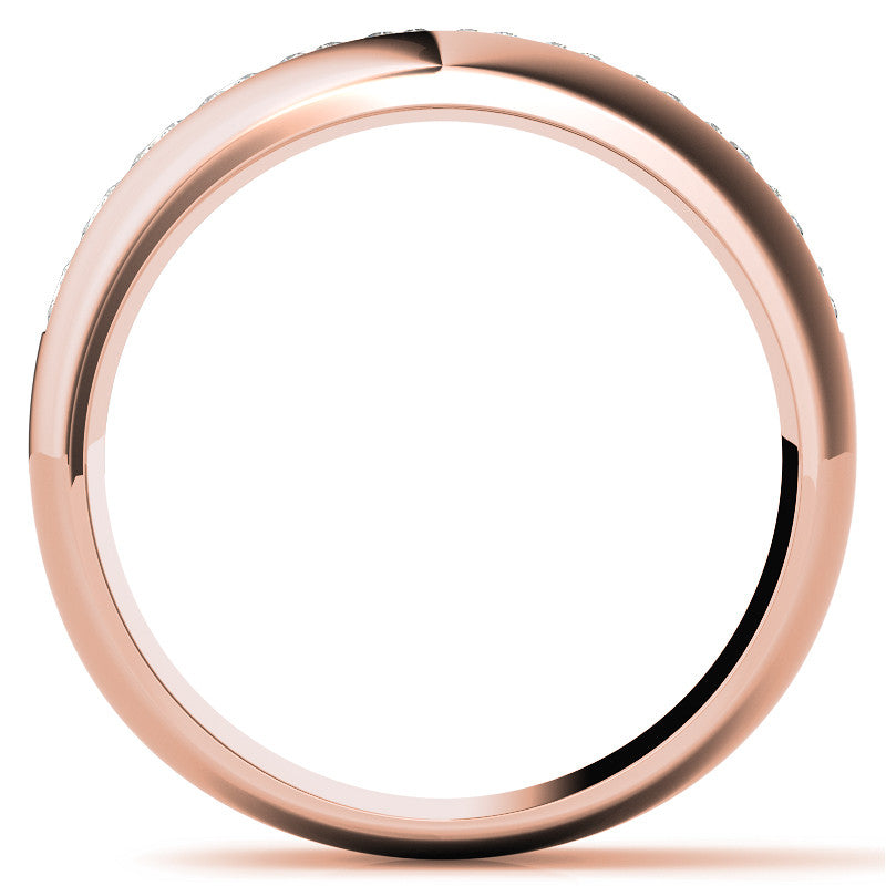 2.5mm, 1.56ct Square Channel Mens Moissanite Ring