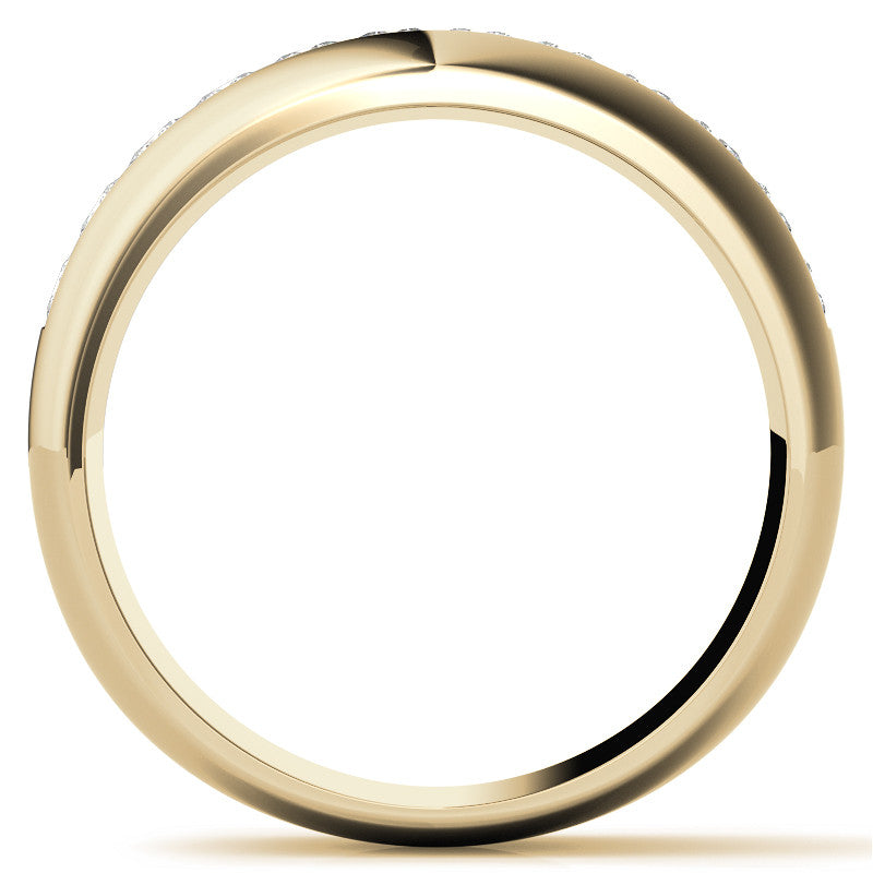 2.5mm, 1.56ct Square Channel Mens Moissanite Ring