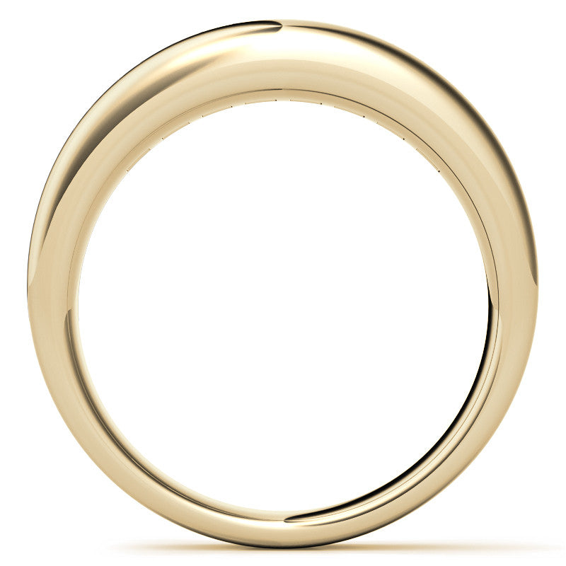 3mm, 1.44ct Square Channel Mens Moissanite Ring