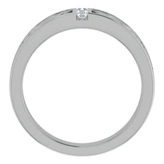 0.36ct Celtic Knot Moissanite Mens Ring