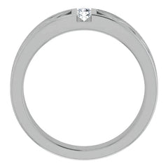 0.09ct Celtic Knot Moissanite Mens Ring
