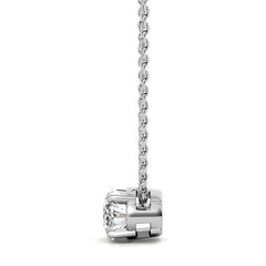 Oval Moissanite Solitaire Pendant