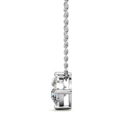 Round Brilliant Moissanite Solitaire Pendant
